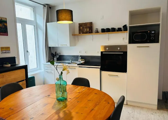 Lejlighed L'ecrin D'opale - Appartement-suite, Lit King Size, Bureau Boulogne-sur-Mer