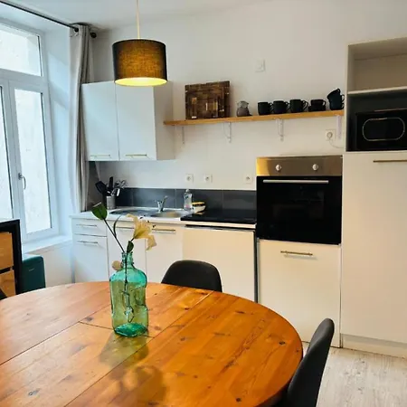 Appartamento L'ecrin D'opale - Appartement-suite, Lit King Size, Bureau Boulogne-sur-Mer